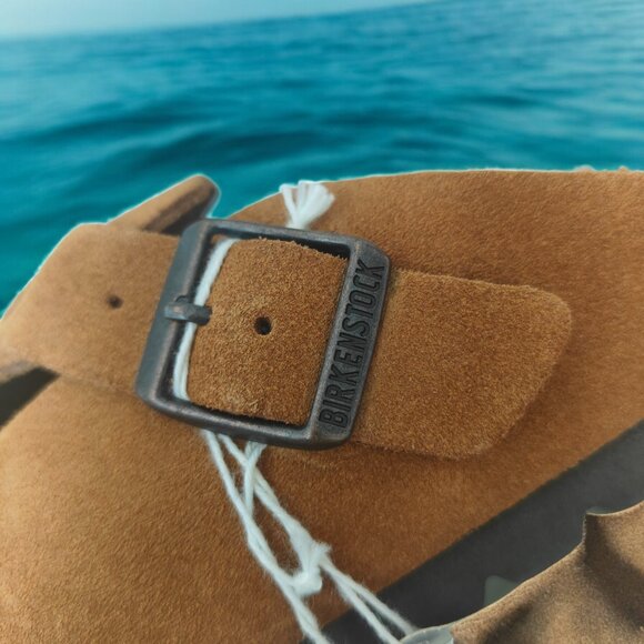 Birkenstock Boston NARROW โข MINK SUEDE โข Women's - Picture 3 of 6